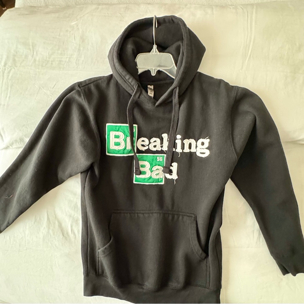 Authentic Sony Pictures Unisex Breaking Bad Periodic Table Logo Blk Hoodie Sz S
